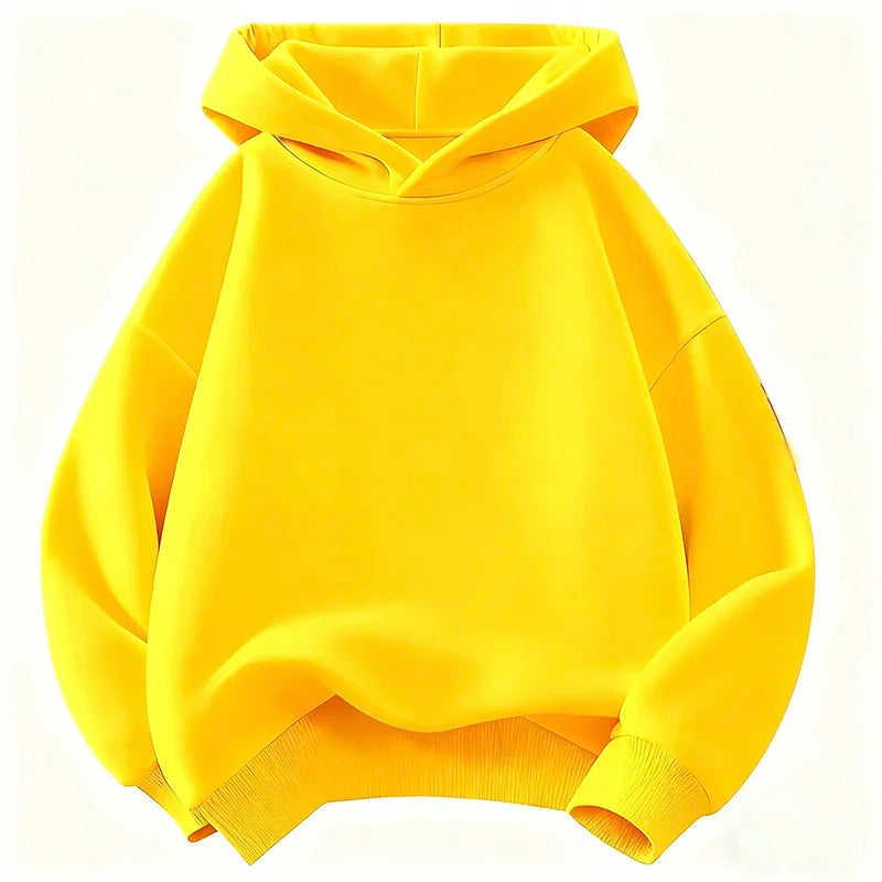 Sweat à capuche enfant uni unisexe – CLEVI Paris