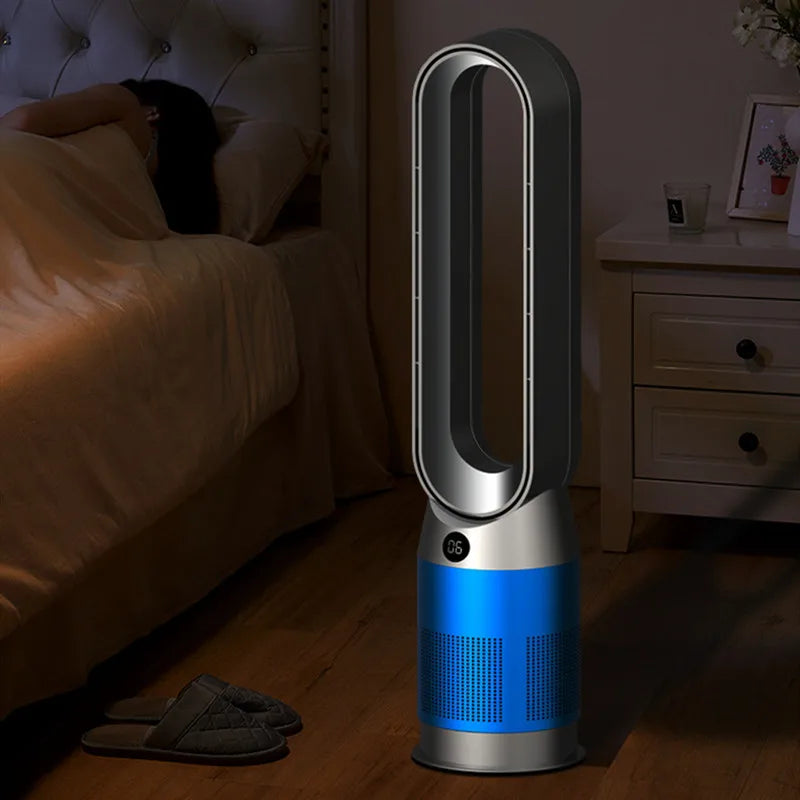 Ventilateur tour chaud et froid 40 W télécommandé – CLEVI Paris