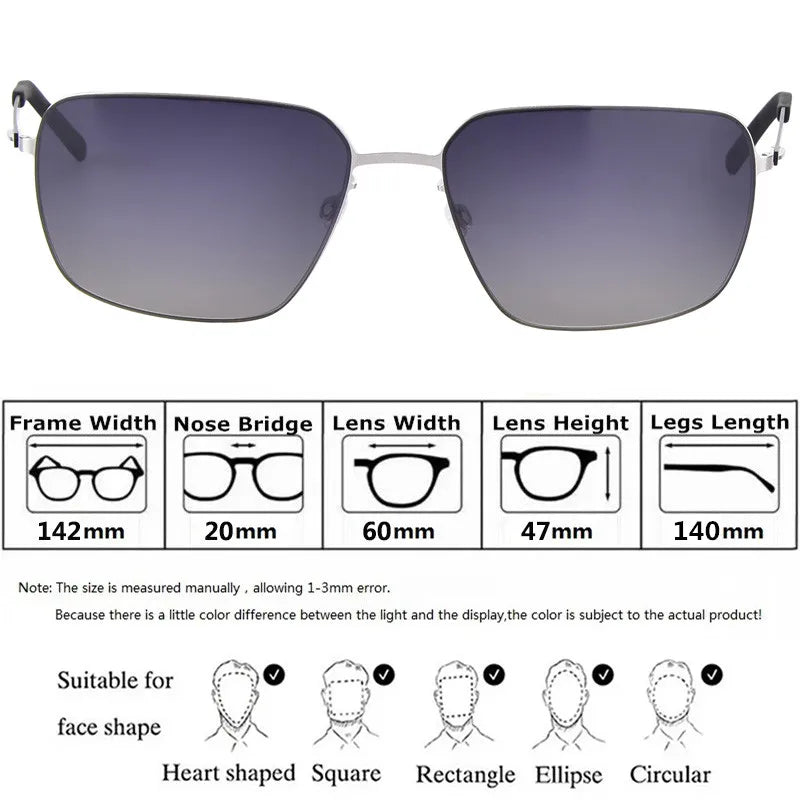 Lunettes de soleil homme carrées 8802 – CLEVI Paris