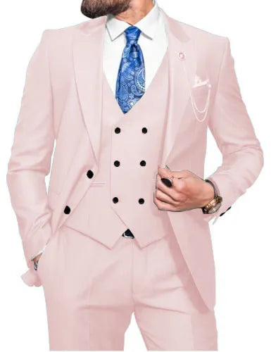 Costume 3 pièces homme coupe ajustée – CLEVI Paris