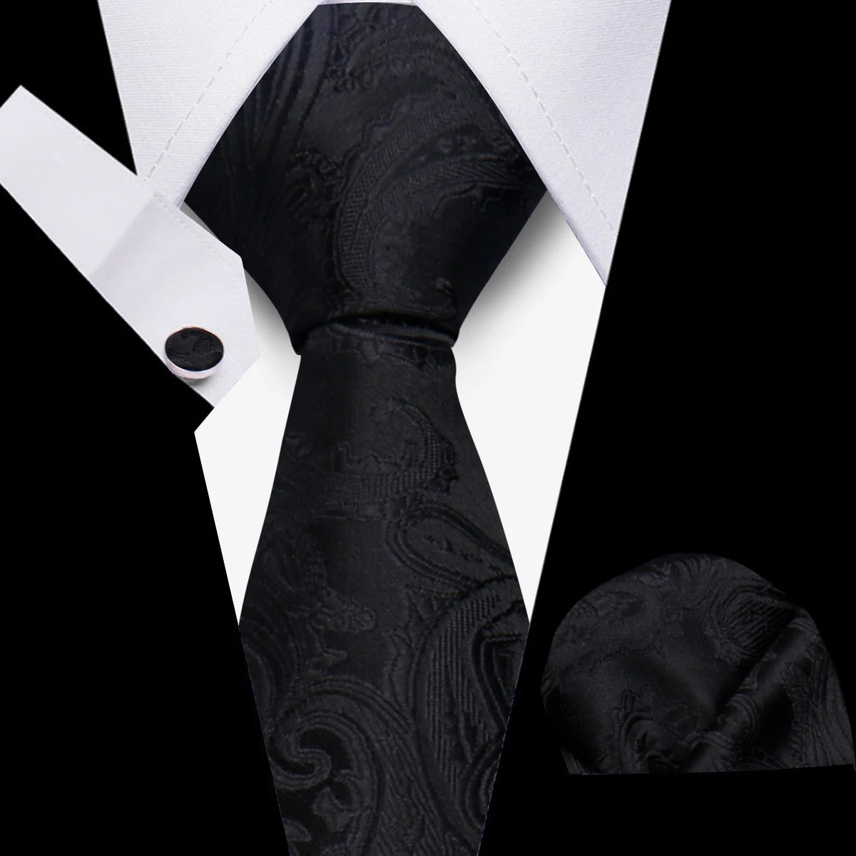 Coffret cravate homme, pochette et boutons – CLEVI Paris