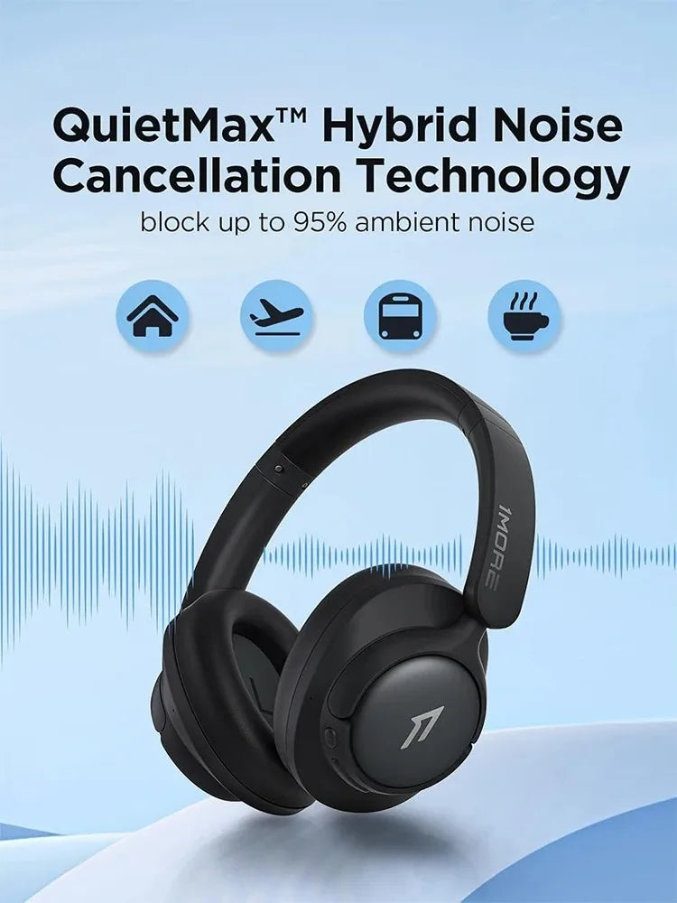 Casque 1MORE SonoFlow SE HQ31 ANC -42dB Hi-Res Bluetooth – CLEVI Paris