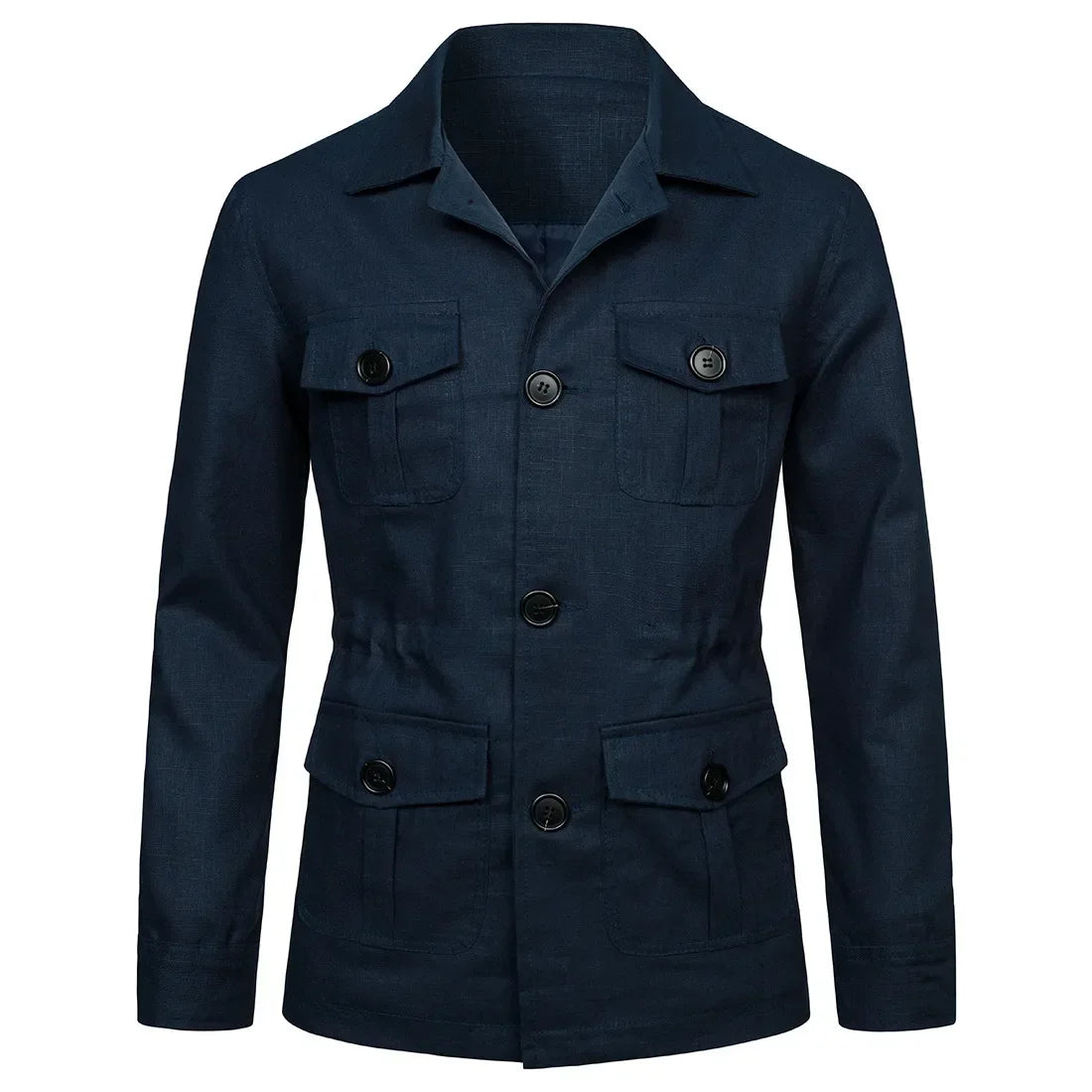Veste safari homme à poches, style rétro – CLEVI Paris