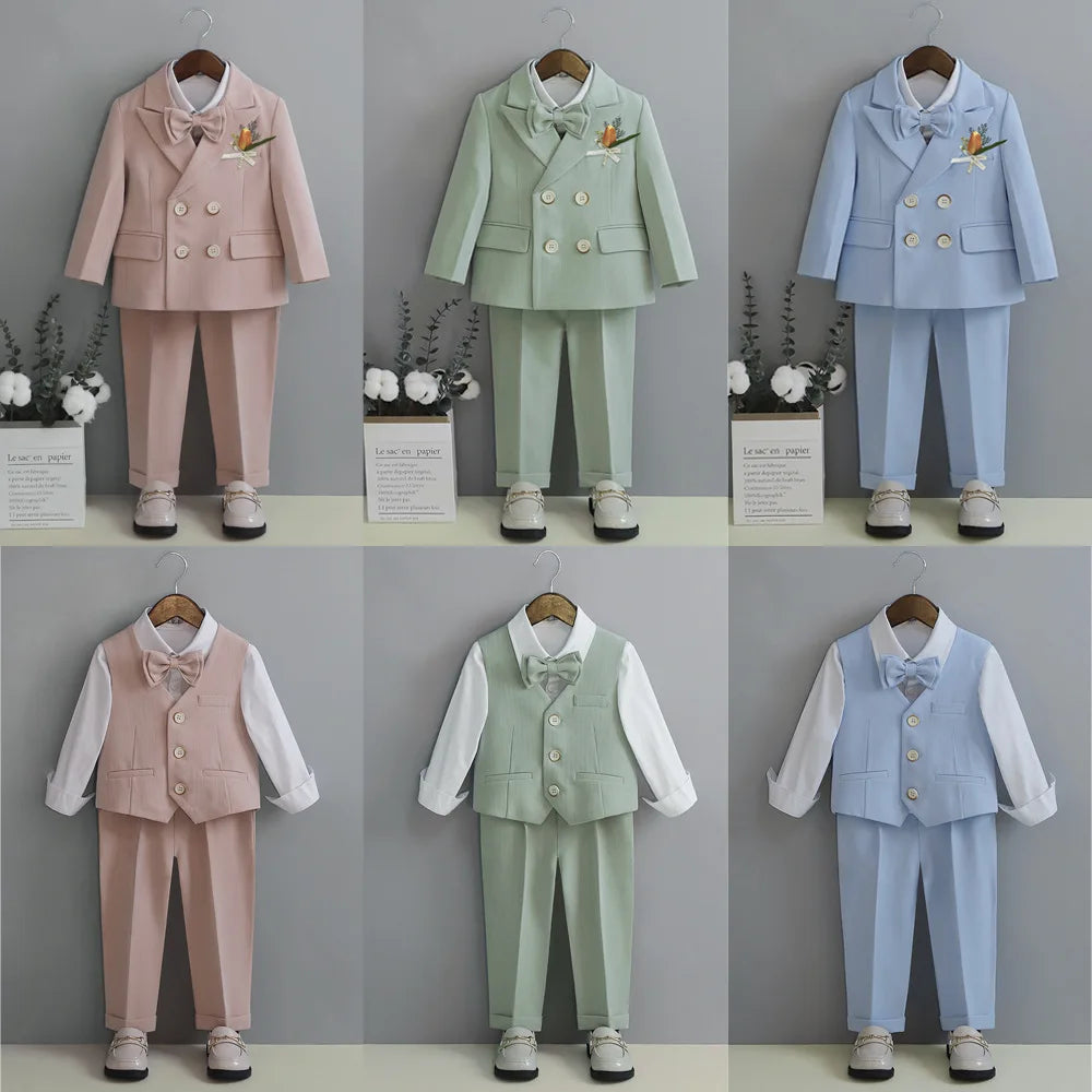 Costume garçon cérémonie S035, plusieurs ensembles – CLEVI Paris