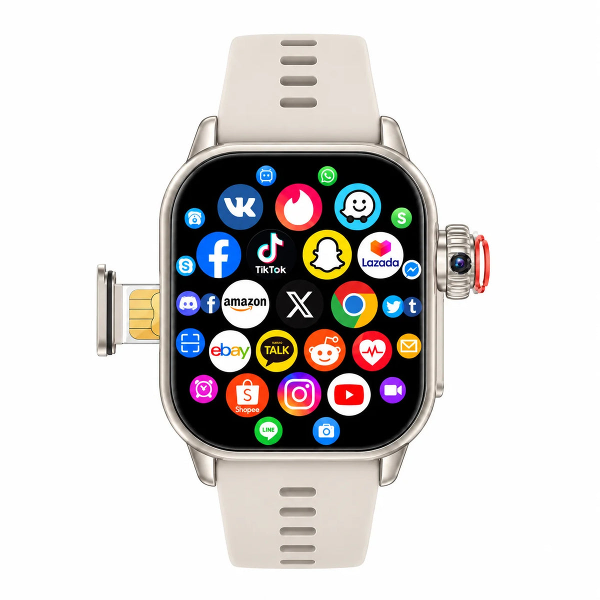 Montre Android YOCUBY M16 4G avec caméra – CLEVI Paris