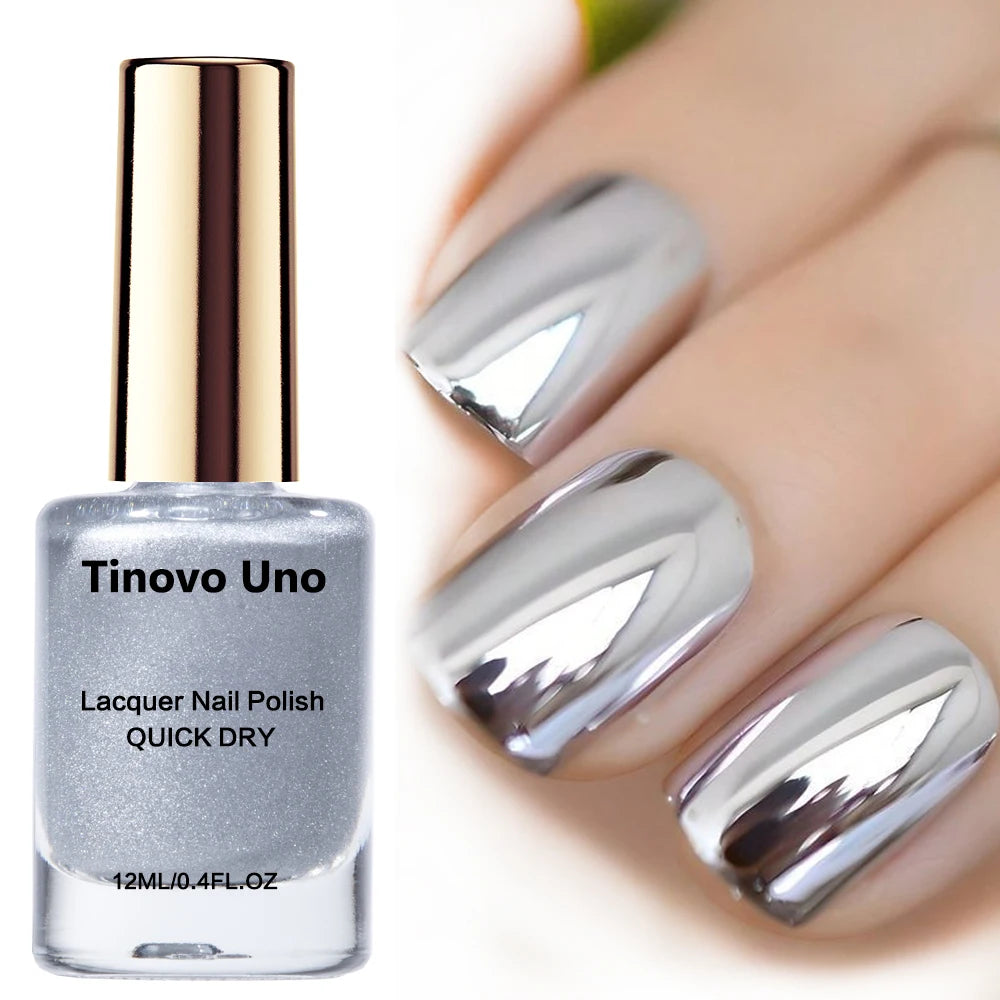 Vernis à Ongles Effet Miroir Tinovo Uno – Séchage Rapide & Longue Tenue – CLEVI Paris