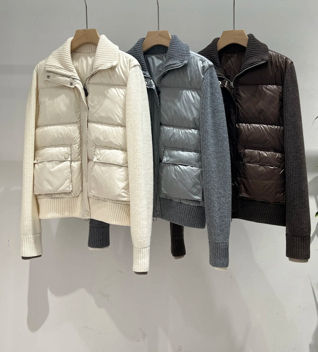 Veste matelassée ou pantalon femme cachemire – CLEVI Paris