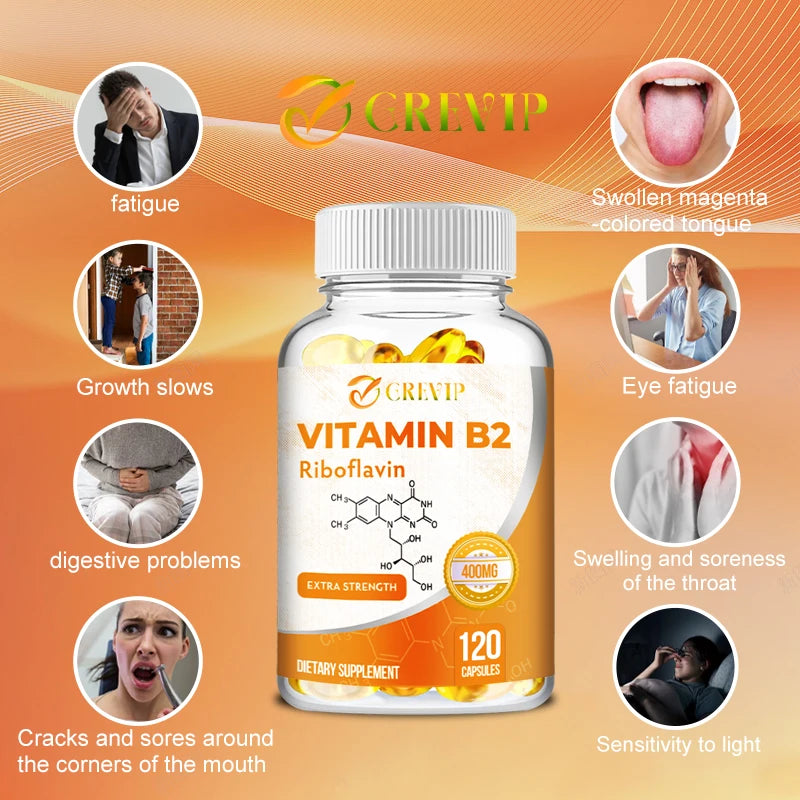 Vitamine B2 riboflavine en gélules – CLEVI Paris