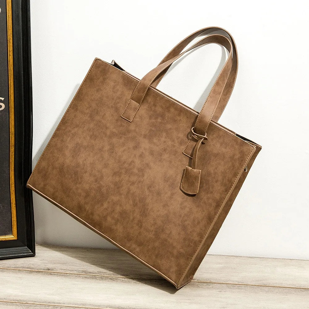 Sac Unisexe PU Imperméable Business Casual Laptop 40x9x33cm – CLEVI Paris