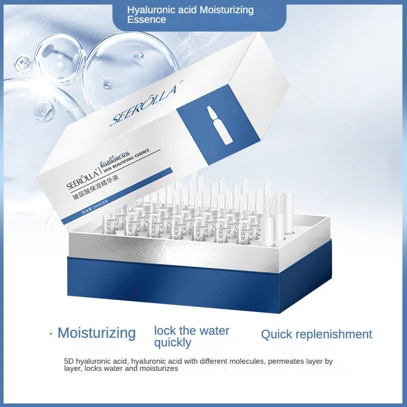 Set Ampoules Visage 28 pcs – Astaxanthine, Peptides, Rose, Niacinamide & Acide Hyaluronique – Anti-Rides & Éclaircissant – CLEVI Paris