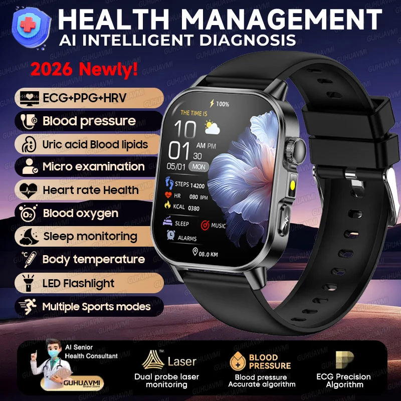 Montre connectée ET571 AMOLED 2″ – CLEVI Paris