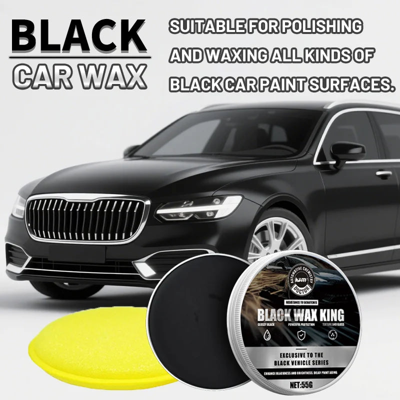 Cire noire pour carrosserie 55 g – CLEVI Paris