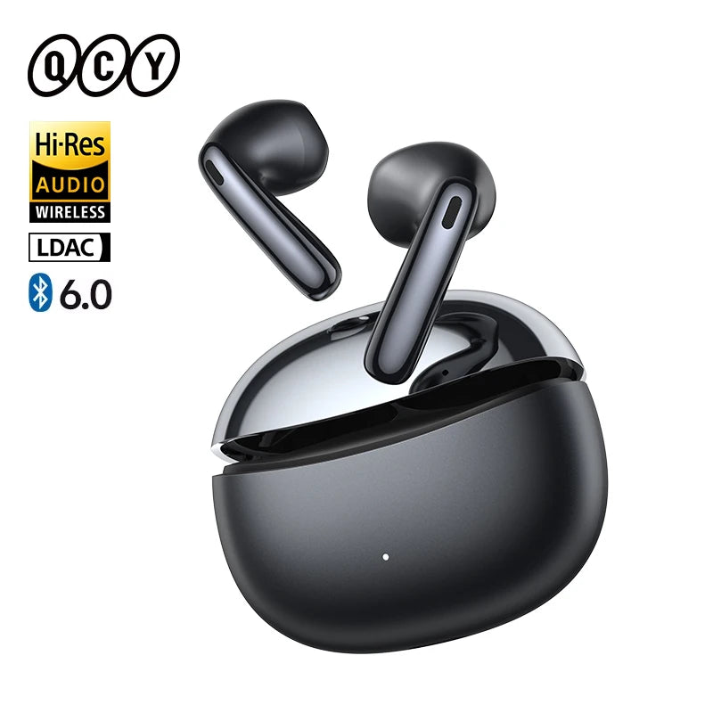 Écouteurs QCY AilyBuds E50 ANC -38dB LDAC Hi-Res 40h – CLEVI Paris