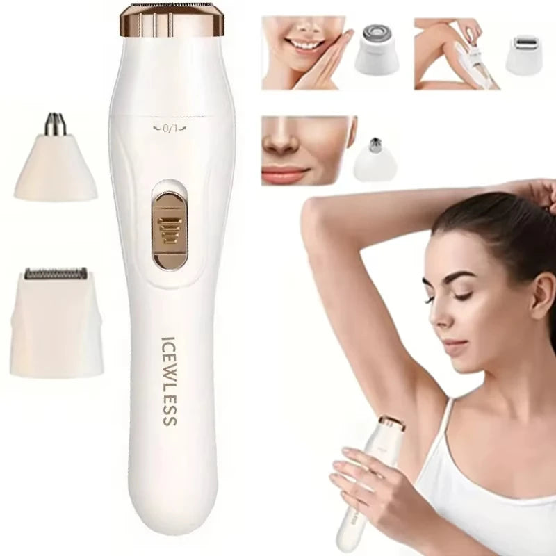 Rasoir électrique rechargeable visage & corps – CLEVI Paris