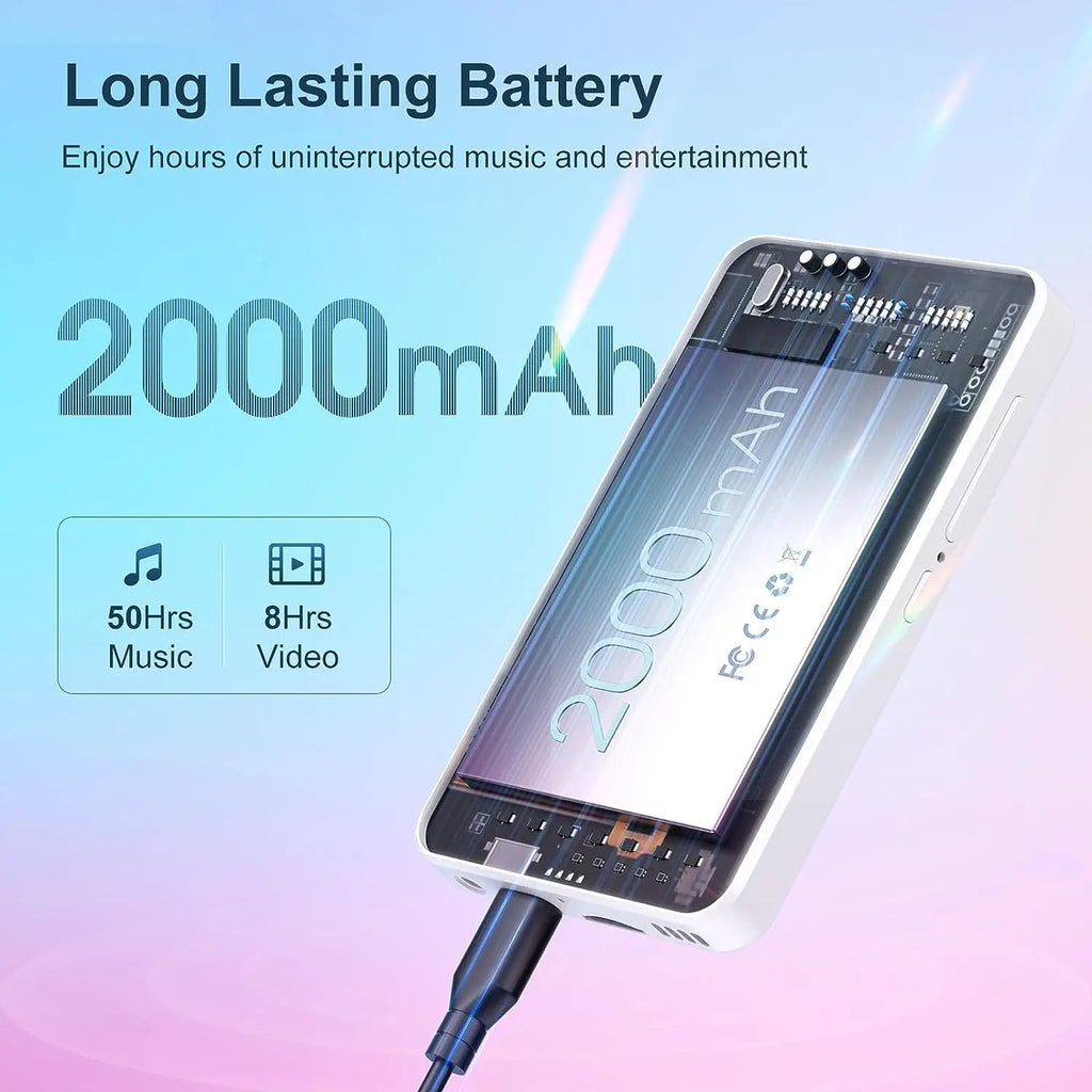 MECHEN H1 Pro Lecteur MP3/MP4 Android 9.0 WiFi Bluetooth Spotify Écran 4" 50h – CLEVI Paris