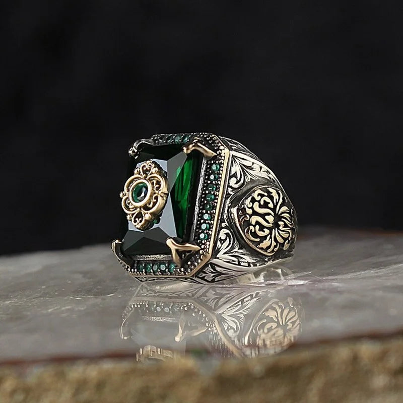 Bague Unisexe Zirconium Motif Géométrique – CLEVI Paris