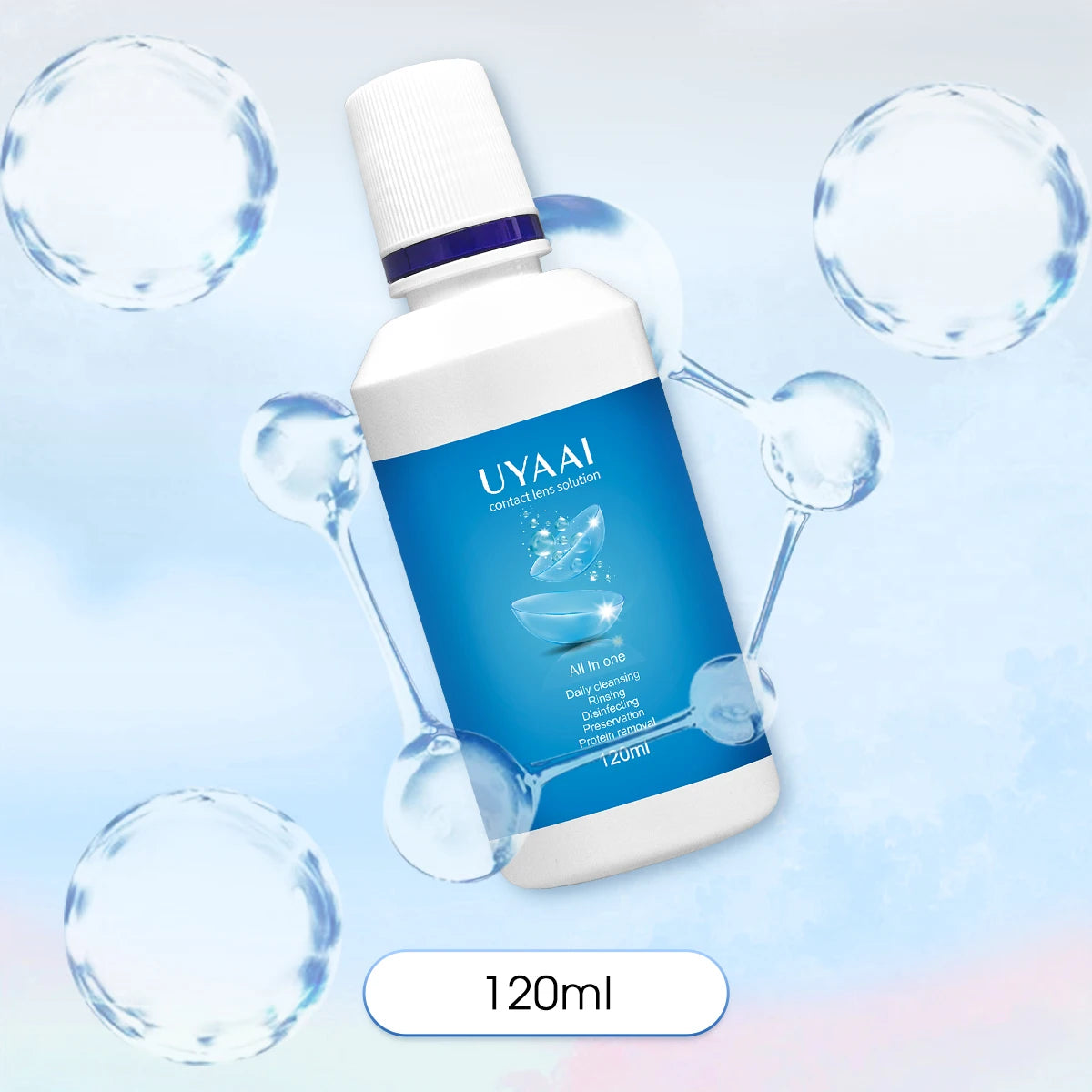 Solution Nettoyante pour Lentilles de Contact – 60ml / 120ml