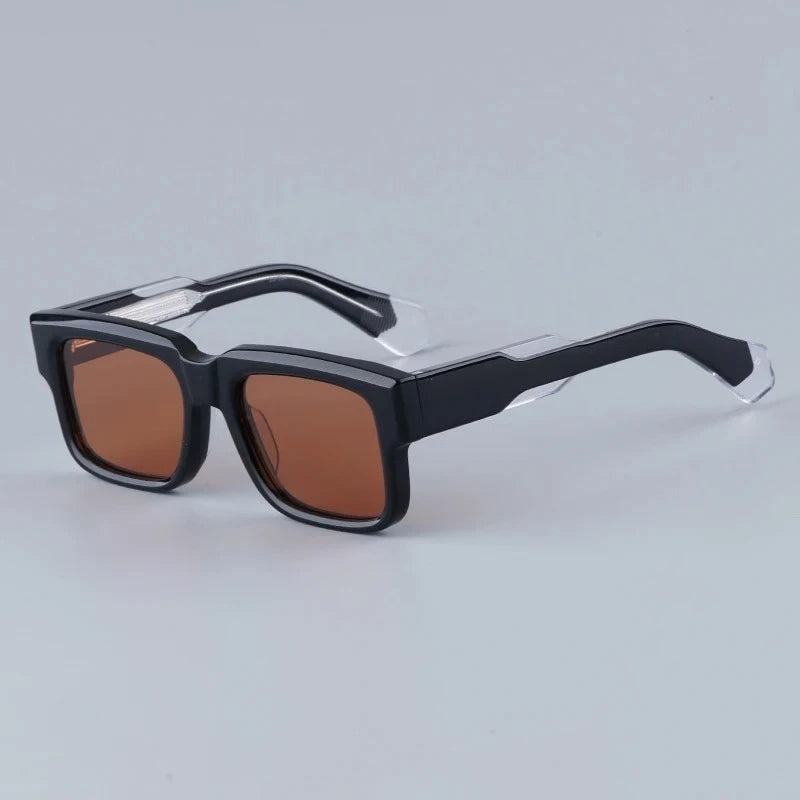 Lunettes de Soleil Grandes Carrées Acétate Hemmings UV400 Unisexe – CLEVI Paris