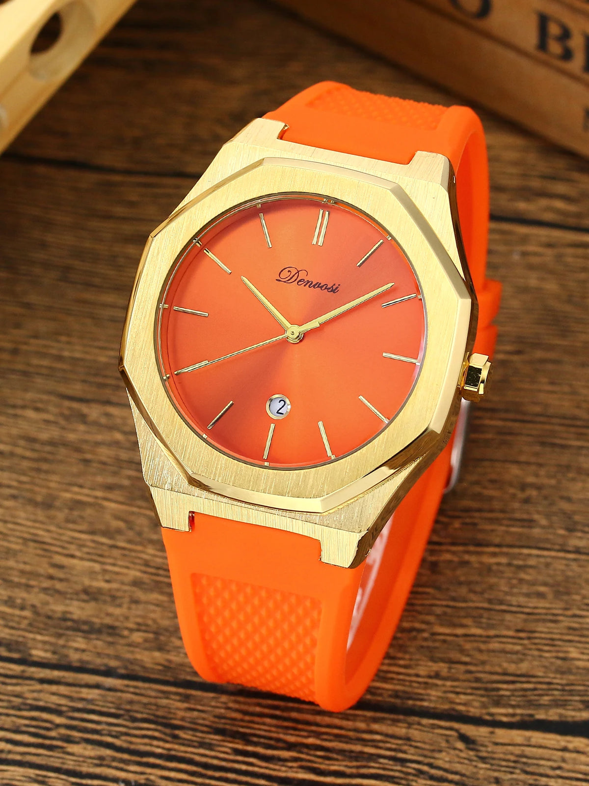 DENVOSI Montre Homme Quartz Ronde 40mm Bracelet Alliage Sport Casual 30M – CLEVI Paris