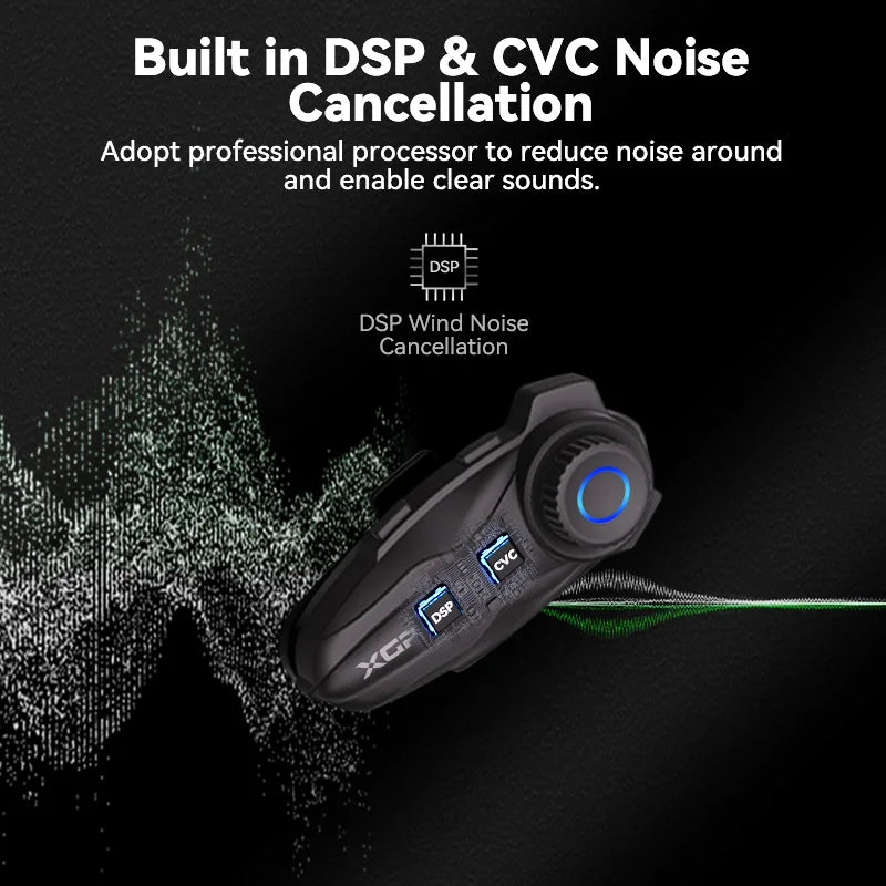 Intercom Moto XGP X10 Bluetooth 5.3 IP67 10 Riders 1km – CLEVI Paris