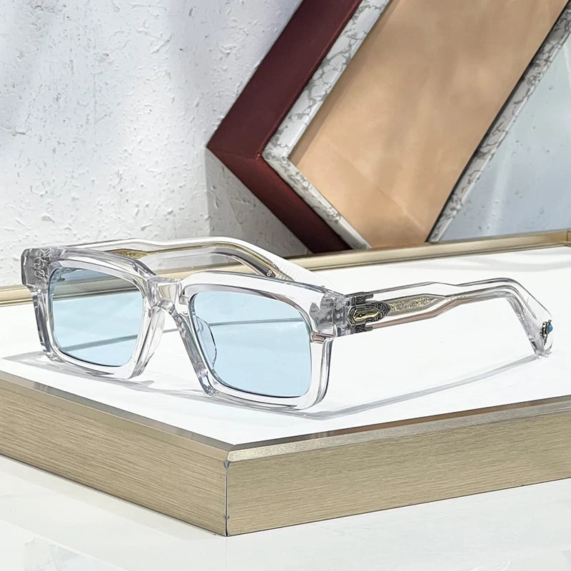 Lunettes de Soleil Homme Acétate Rectangle UV400 – CLEVI Paris