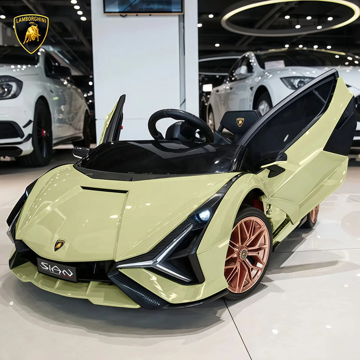 Voiture électrique enfant double moteur – CLEVI Paris