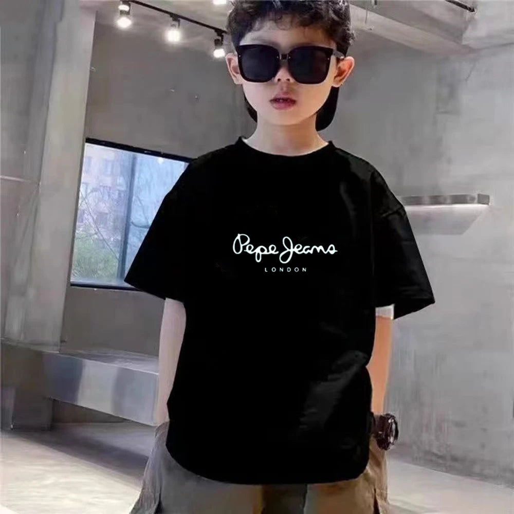 Ensemble enfant à lettres T-shirt et short – CLEVI Paris