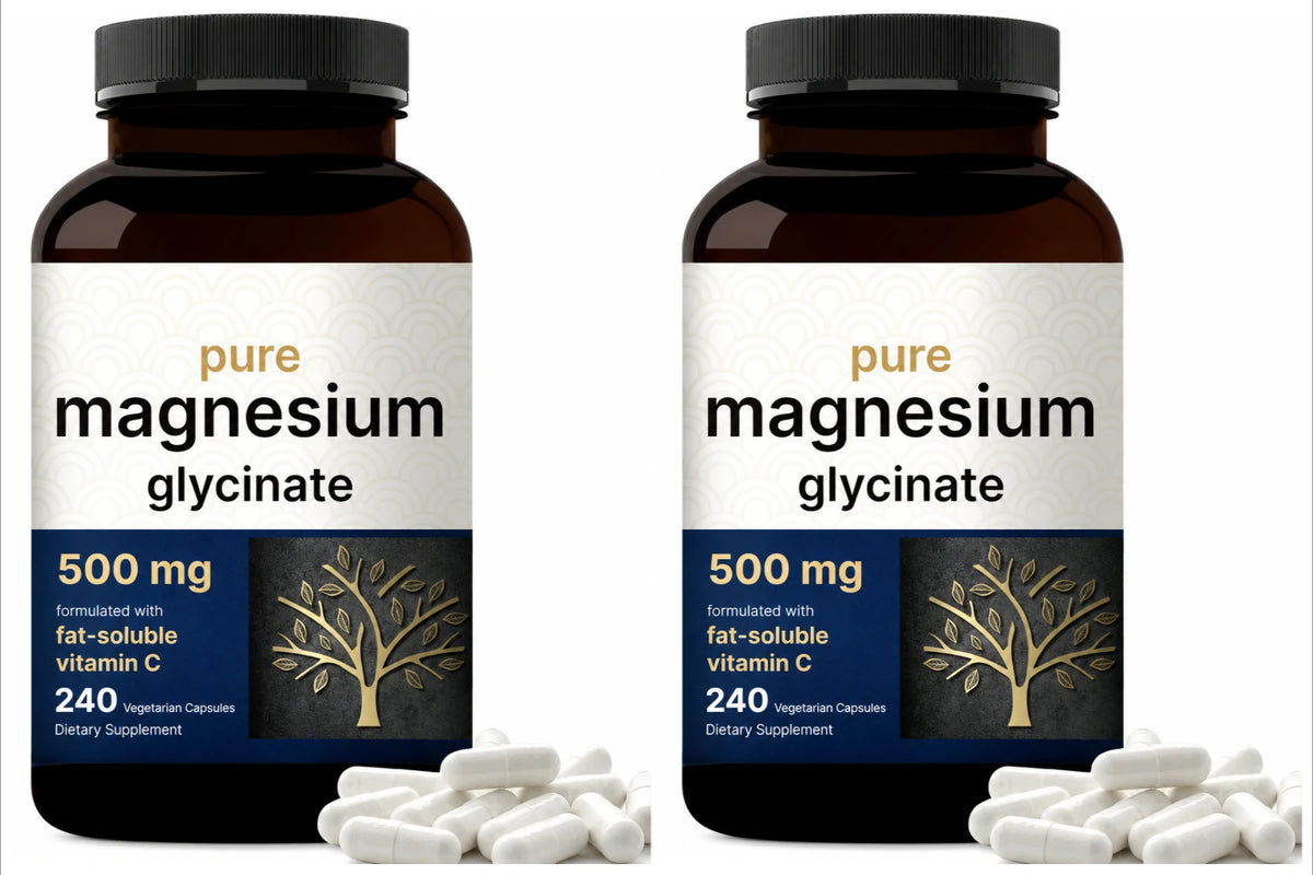 Glycinate de magnésium et vitamine C – CLEVI Paris