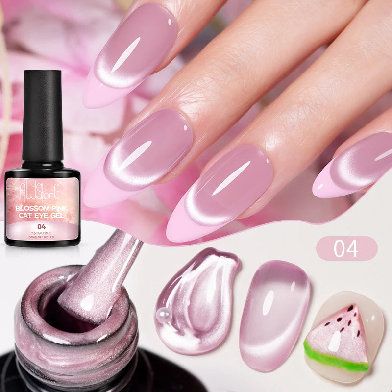 Vernis Gel UV Cat Eye AWStorG 7,5ml Semi-Permanent – CLEVI Paris