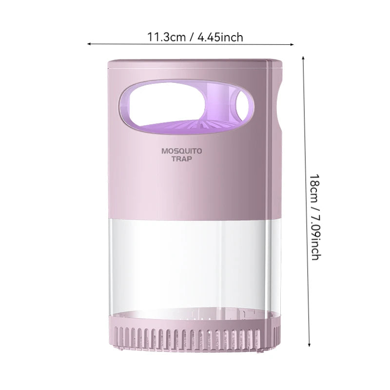 Lampe Anti-Moustiques UV Lumière Violette | Aspiration Puissante USB Silencieuse Intérieur – CLEVI Paris