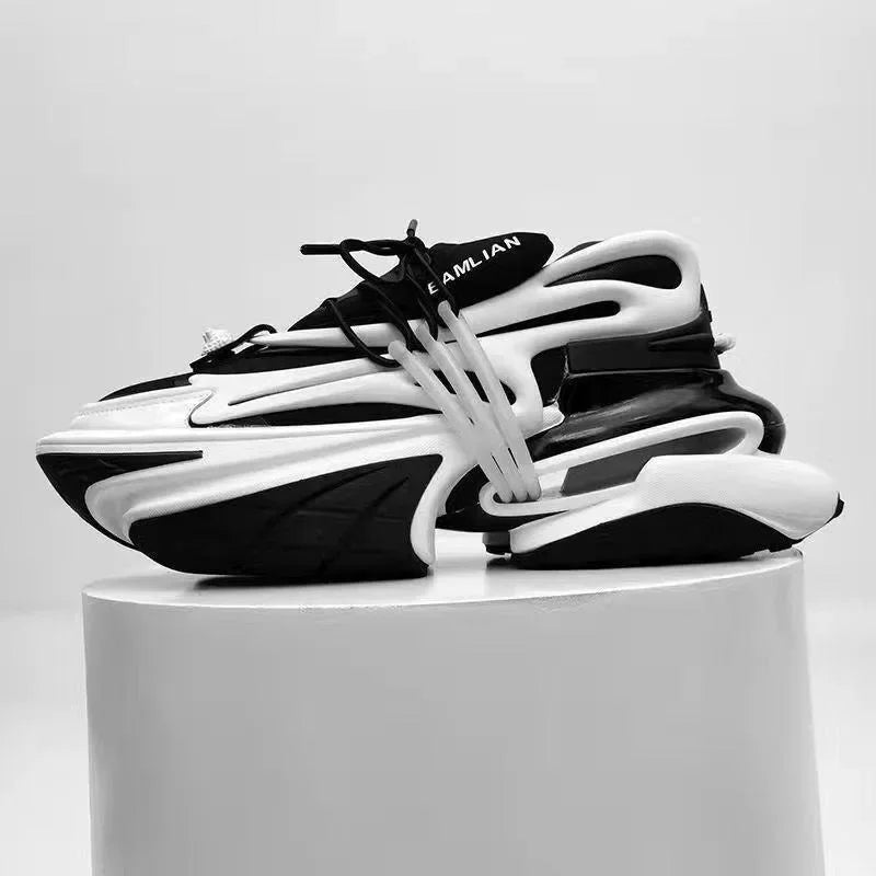 Sneakers Semelle Épaisse Compensée Unisexe Sport & Marche – CLEVI Paris