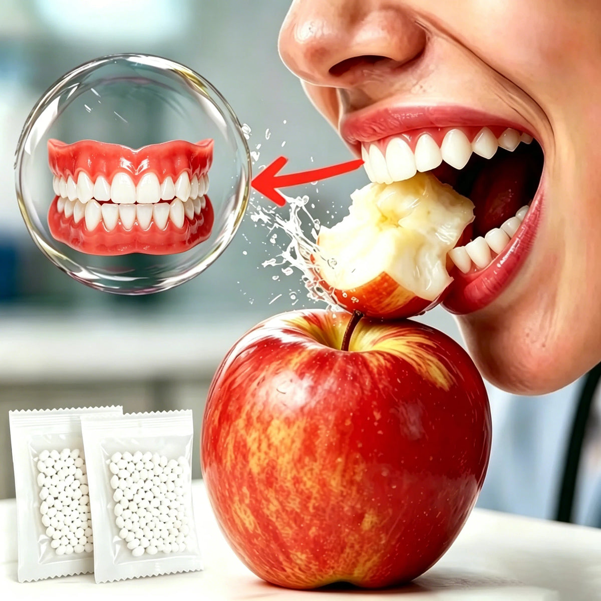 Ensemble de dents amovibles pour adulte – CLEVI Paris