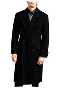 Manteau long homme tweed à chevrons – CLEVI Paris