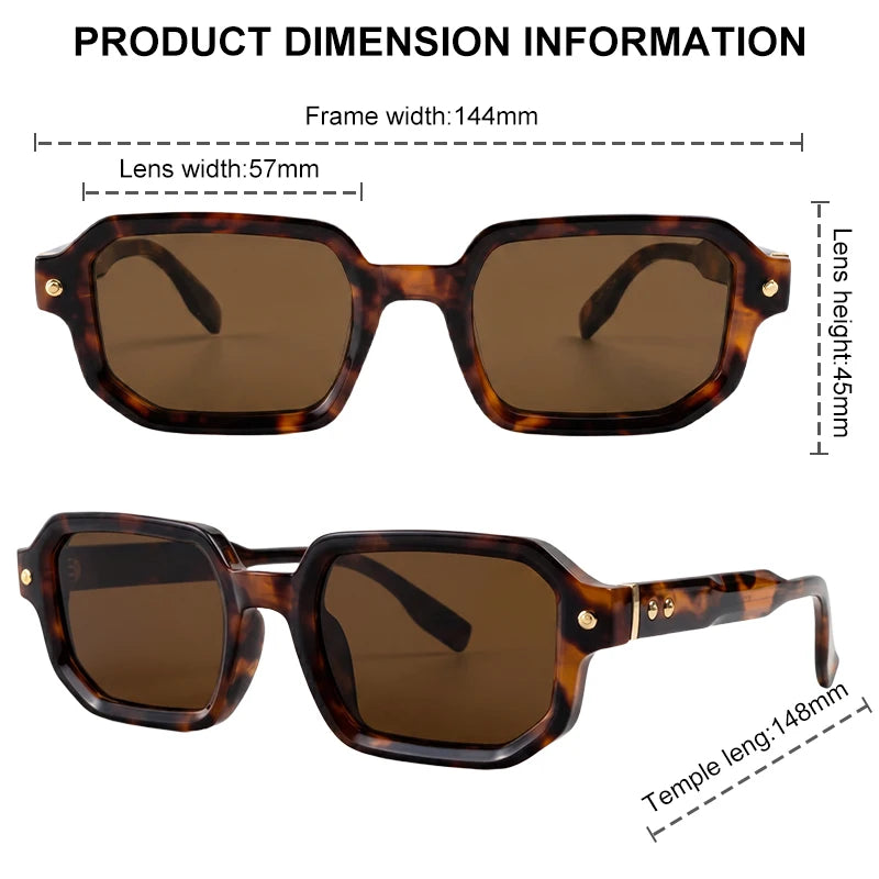 Lunettes de soleil femme carrées steampunk – CLEVI Paris