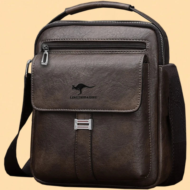 Besace Messenger PU Imperméable Multi-Poches Business Voyage – CLEVI Paris