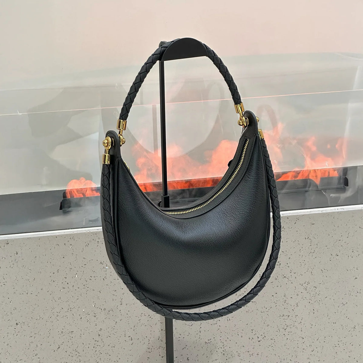 Sac bandoulière femme en cuir Mendy – CLEVI Paris