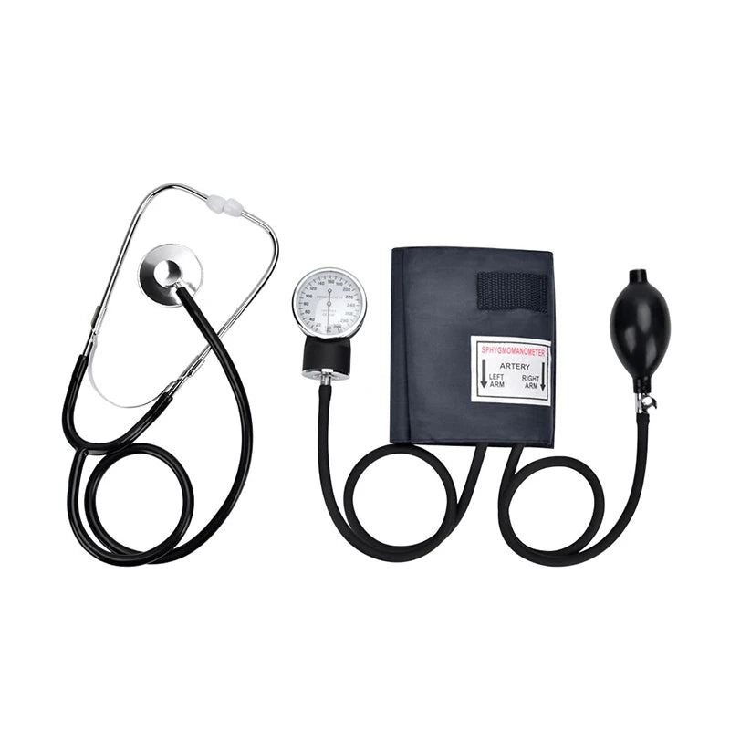 Tensiomètre Bras Manuel Anéroïde + Stéthoscope Sac – CLEVI Paris