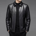 Veste homme noire zippée, deux cols au choix – CLEVI Paris