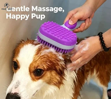 Brosse de bain en silicone chien et chat – CLEVI Paris