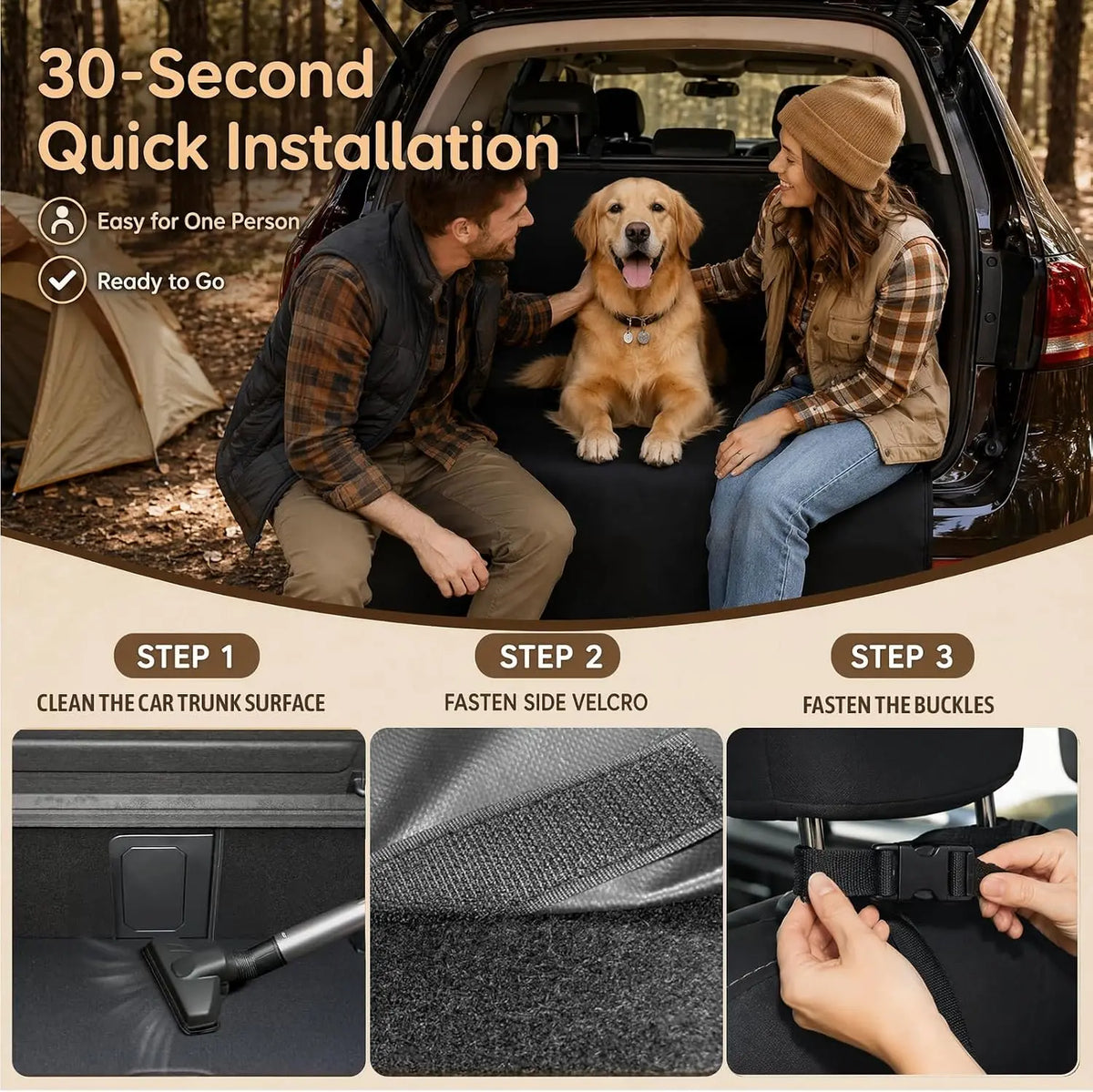 Protection de voiture pour animaux en nylon – CLEVI Paris