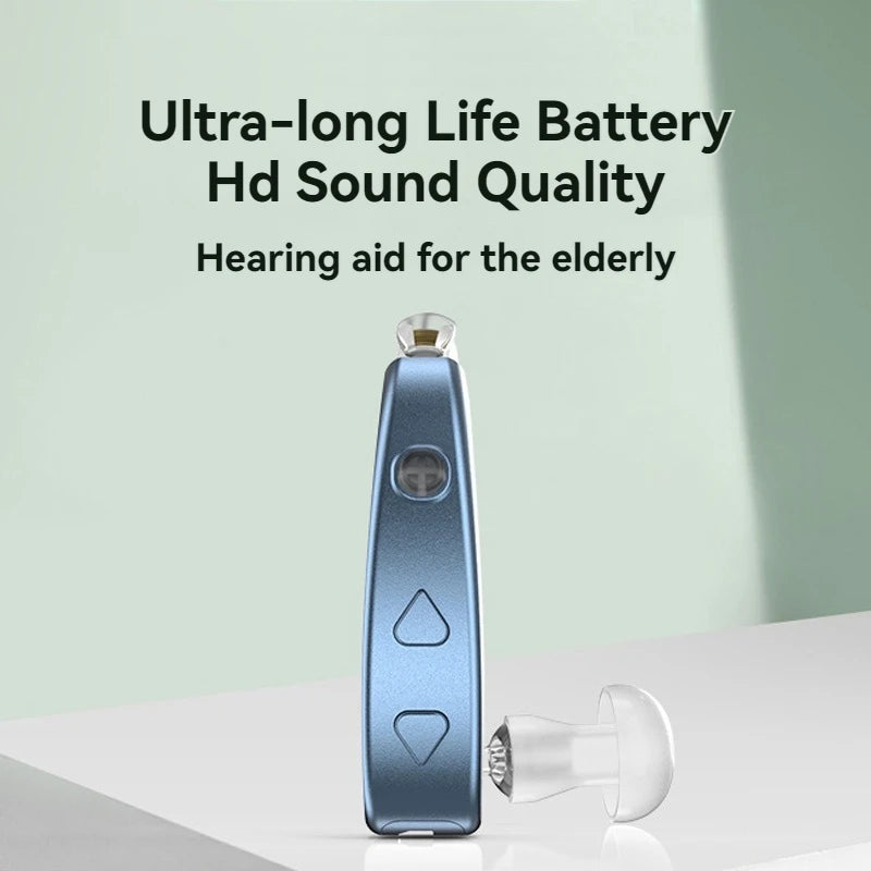 Aide Auditive BTE Rechargeable 24h Réduction Bruit Senior – CLEVI Paris