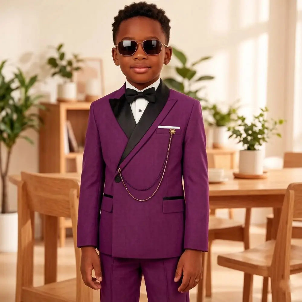 Costume garçon cérémonie à simple boutonnage – CLEVI Paris