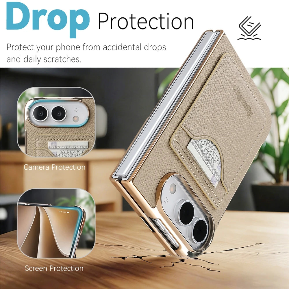 Étui iPhone Duo simili cuir avec béquille – CLEVI Paris