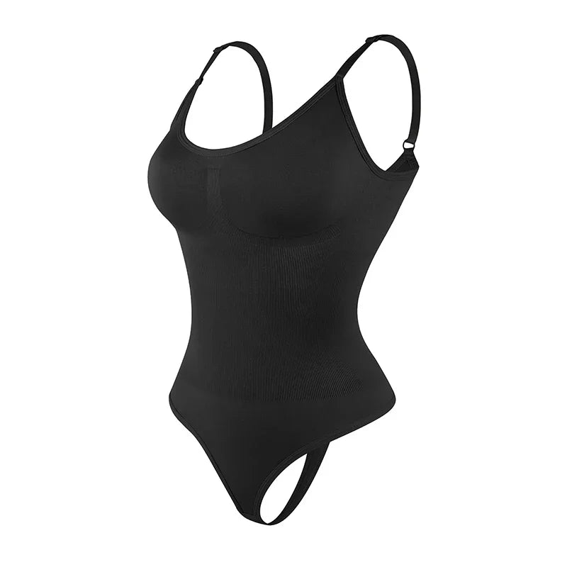 Body Gainant Sculptant Femme Bretelles Réglables Contrôle Ferme – CLEVI Paris