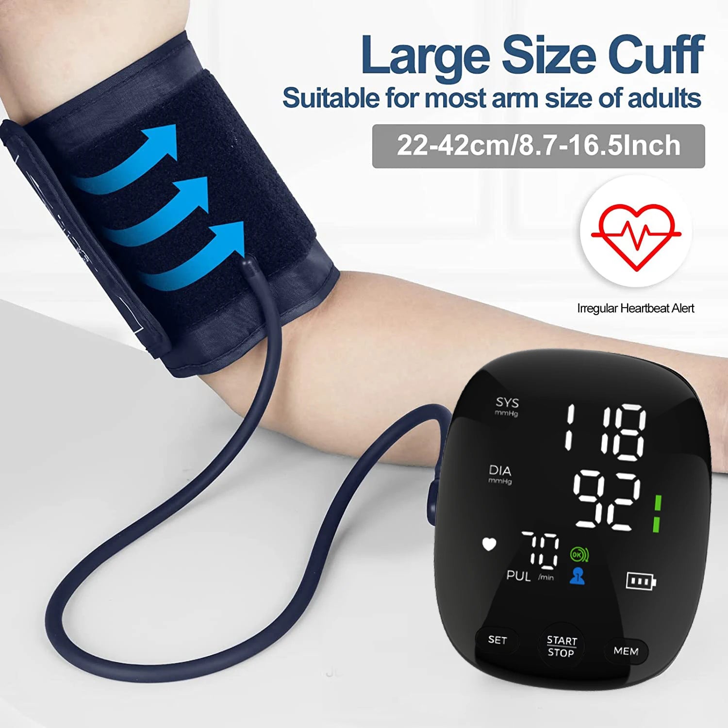 Tensiomètre Bras Kingclinic LED Numérique Portable – CLEVI Paris