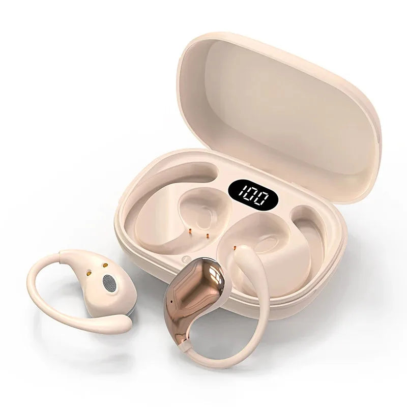 Écouteurs Open-Ear KEBIDUMEI BT 5.4 LED Tactile HiFi – CLEVI Paris