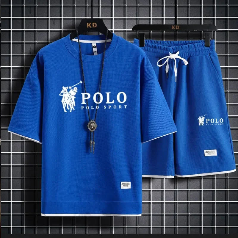 Ensemble Sport Homme T-Shirt + Short Jogging Été – CLEVI Paris