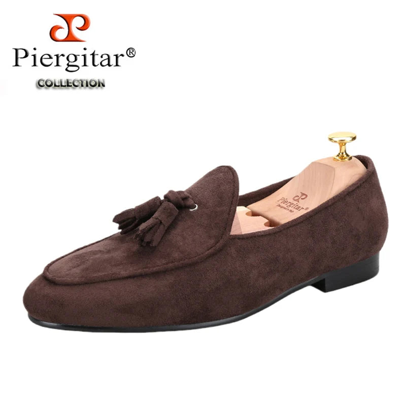 Mocassins Homme Daim à Pompons – CLEVI Paris