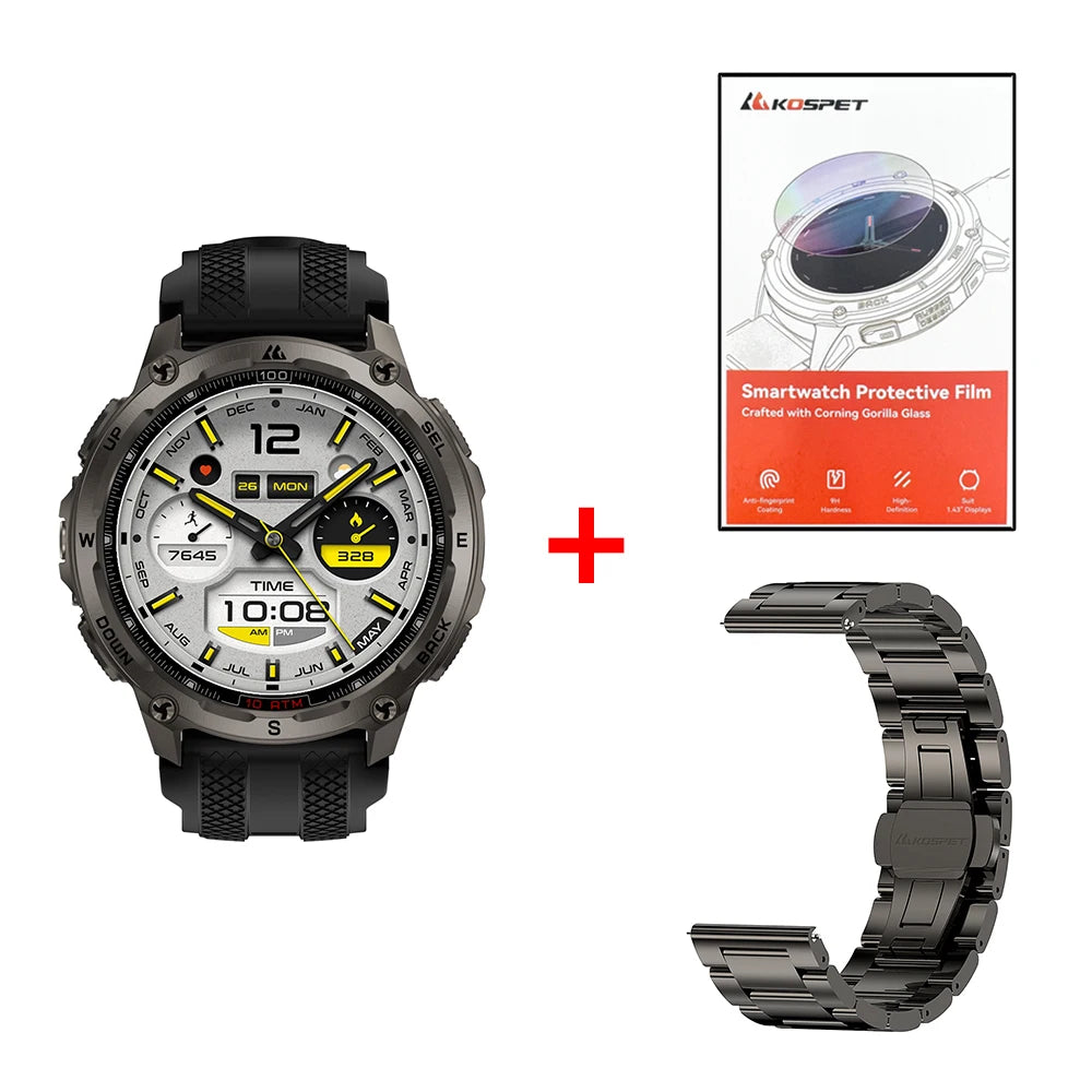 Montre KOSPET TANK T4 GPS cartes hors ligne – CLEVI Paris