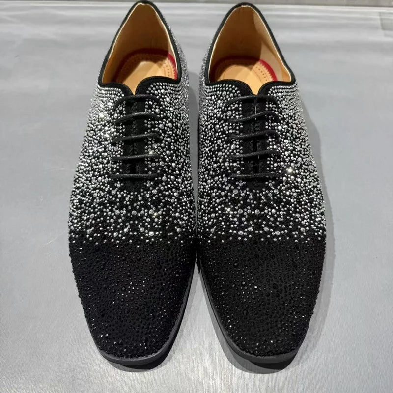 Chaussures Oxford homme en daim noir – CLEVI Paris